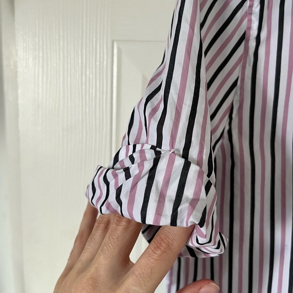 EQUIPMENT Femme Striped button-down Cotton Shirt - Picture 7 of 11